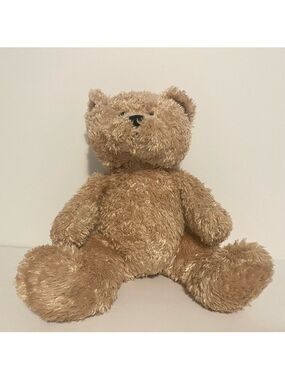 Animal Alley Vintage Teddy Bear 1999 Brown Tan Plush 8” Toy Curly Fur